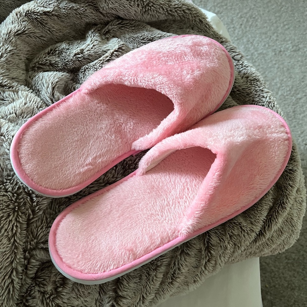 Pink Spa Bath Slippers